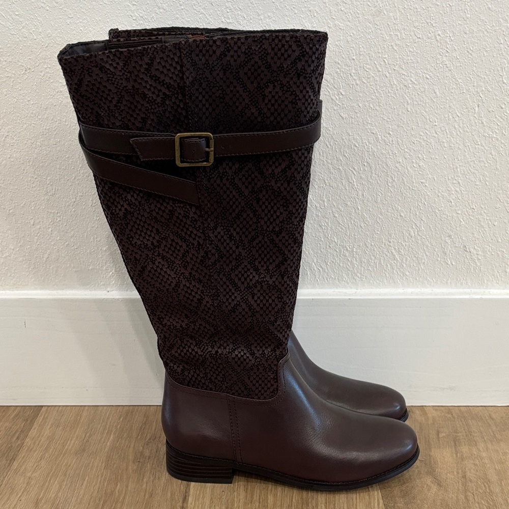 NEW Women’s Trotter’s Lyra Wide Calf Leather Riding Boots